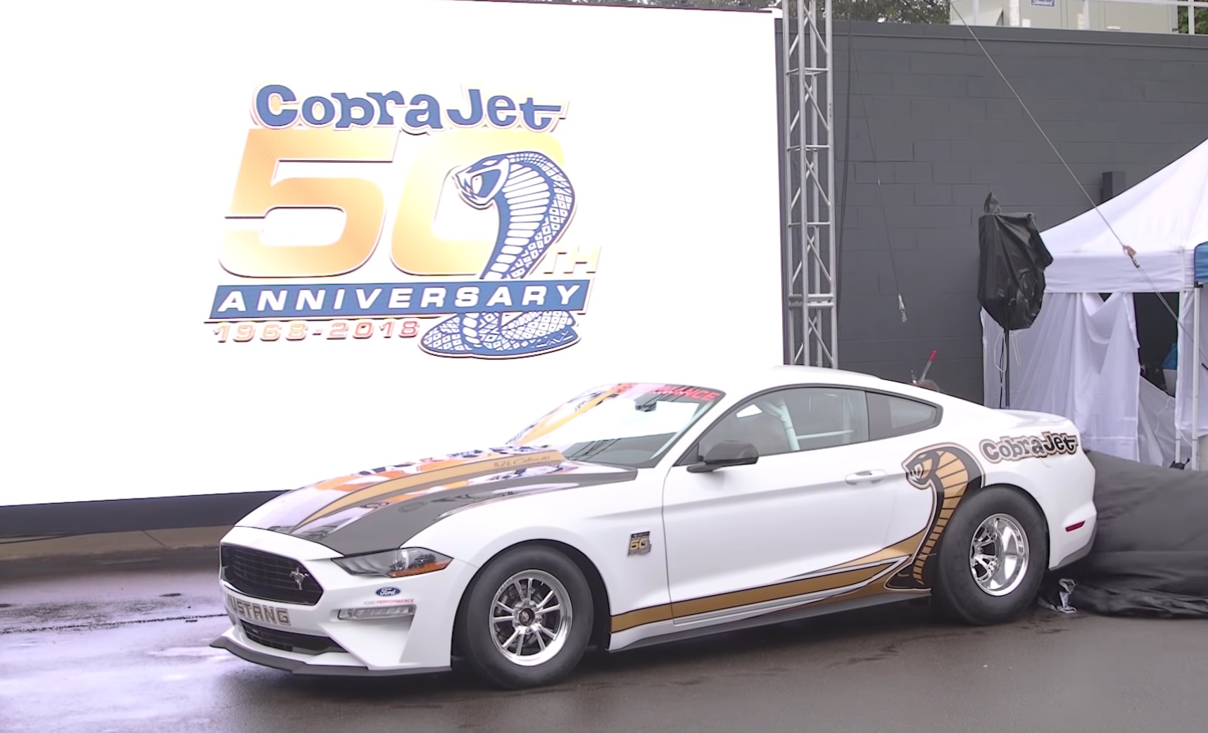 Video: 2018 Ford Mustang Cobra Jet Unveiling
