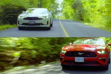 Video: 2019 Mustang EcoBoost vs Camaro 1LT Face Off