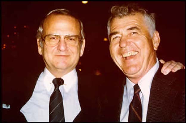 Lee Iacocca (left) and Caroll Shelby developed a close relationship during their years together working on the Ford Mustang.