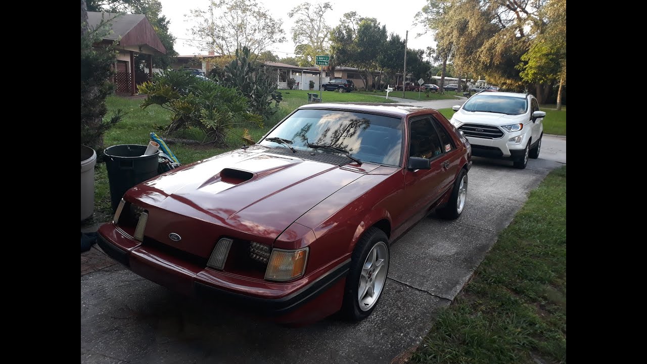 Video: 1984 Ford Mustang SVO 2.3L Turbo Startup + Walkaround