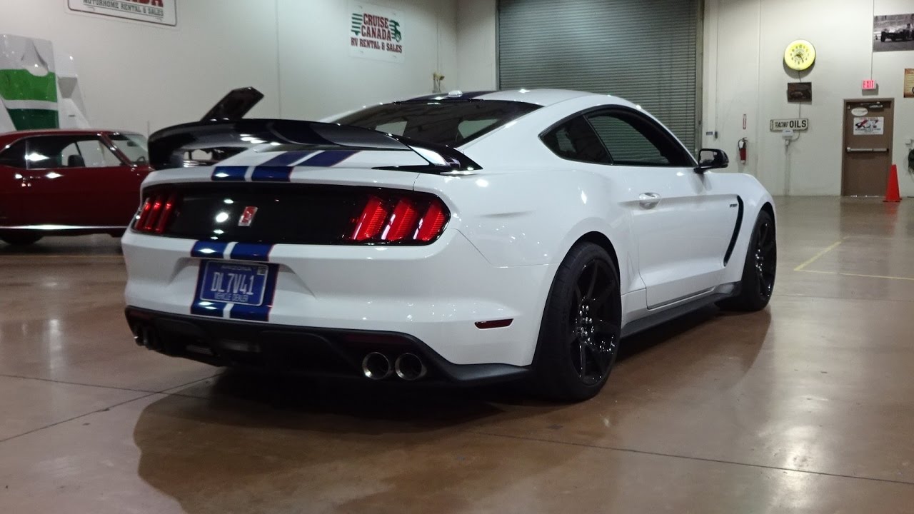 Video: 2017 Ford Mustang Shelby GT350R in White Paint & Engine Sound