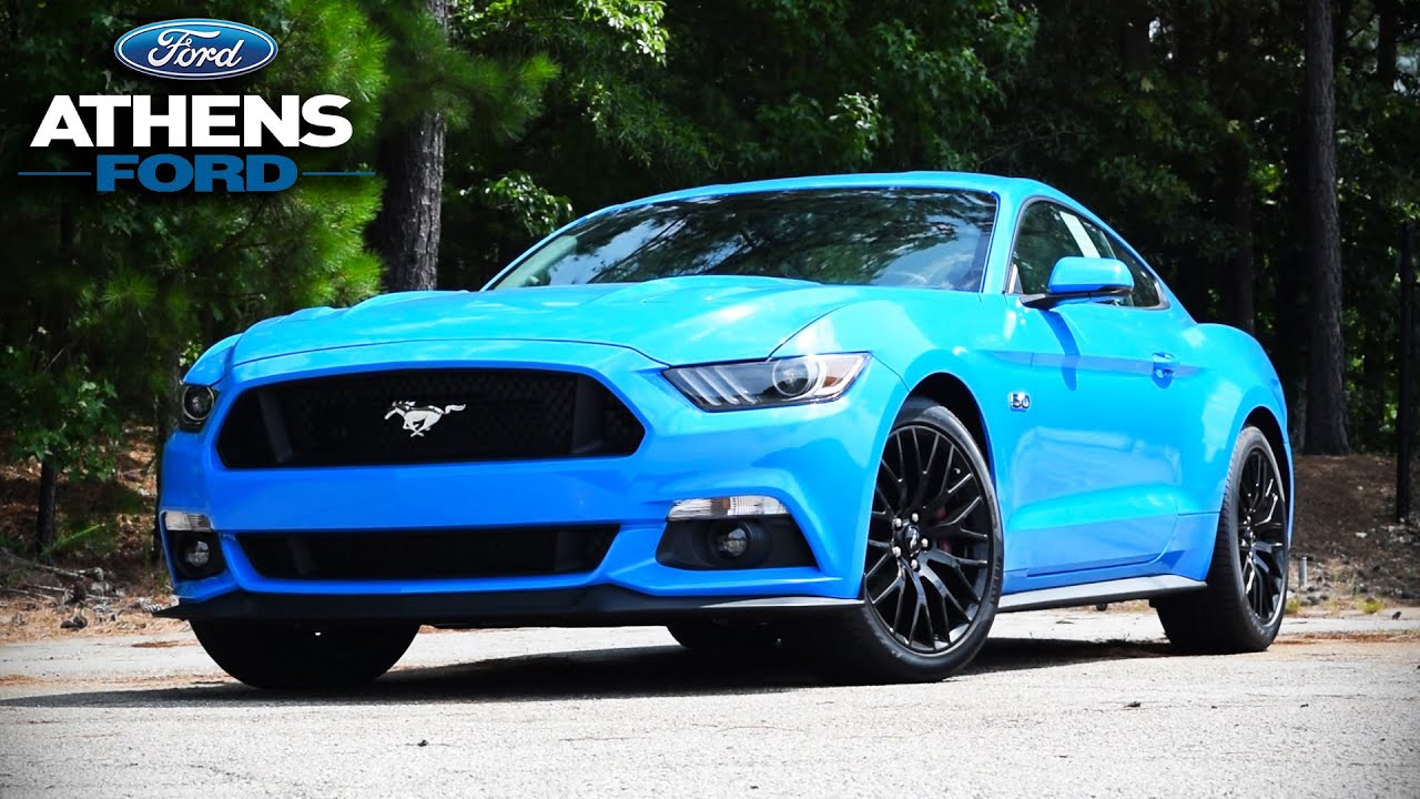 Video: 2017 Ford Mustang Blue Edition Review - Return of Grabber Blue!