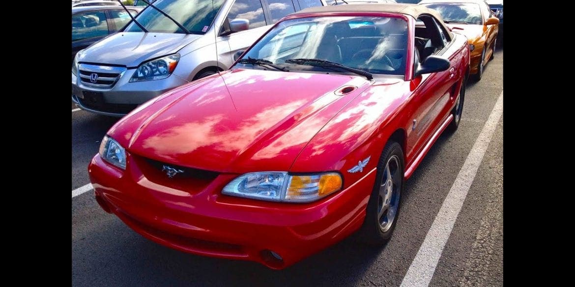 Video: 1994 Ford Mustang SVT Cobra Convertible 5.0L In-Depth Tour