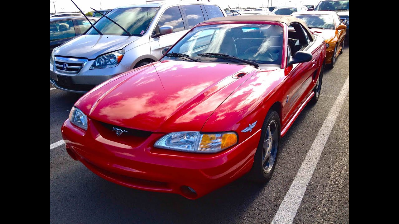 Video: 1994 Ford Mustang SVT Cobra Convertible 5.0L In-Depth Tour