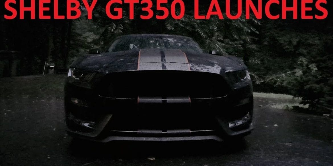 Video: 2018 Ford Mustang Shelby GT350 0-60 Launches