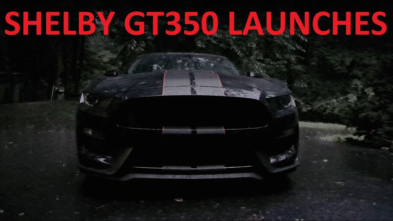 Video: 2018 Ford Mustang Shelby GT350 0-60 Launches