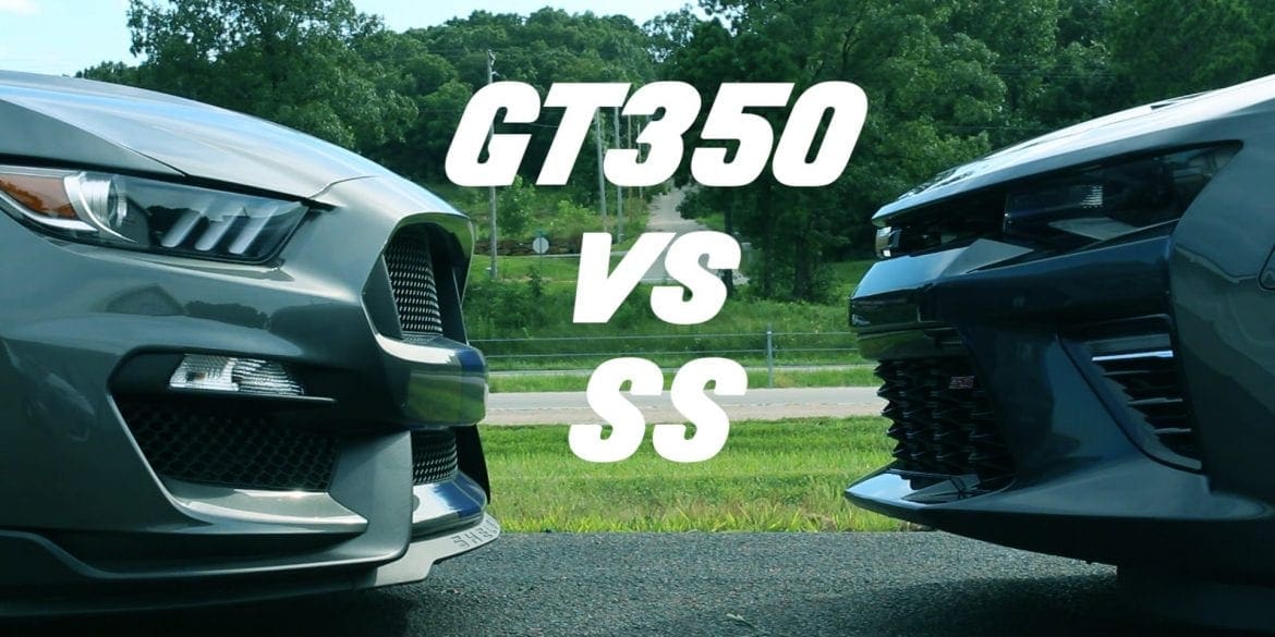 Video: 2016 Ford Mustang Shelby GT350 vs 2016 Camaro SS