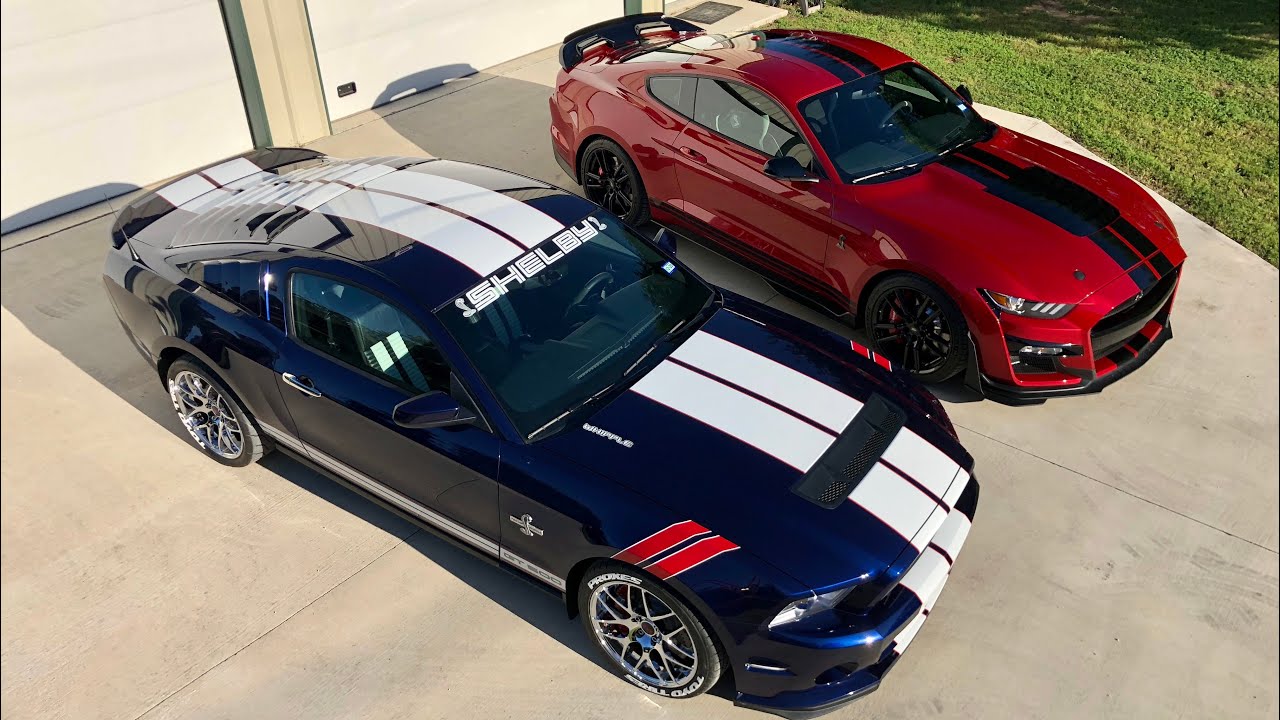 Video: 2011 Ford Mustang Shelby GT500 vs 2020 GT500