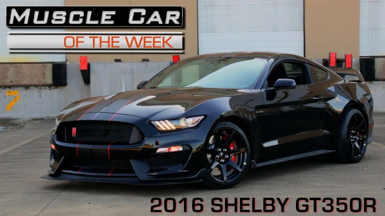 Video: 2016 Ford Mustang Shelby GT350R Muscle Car