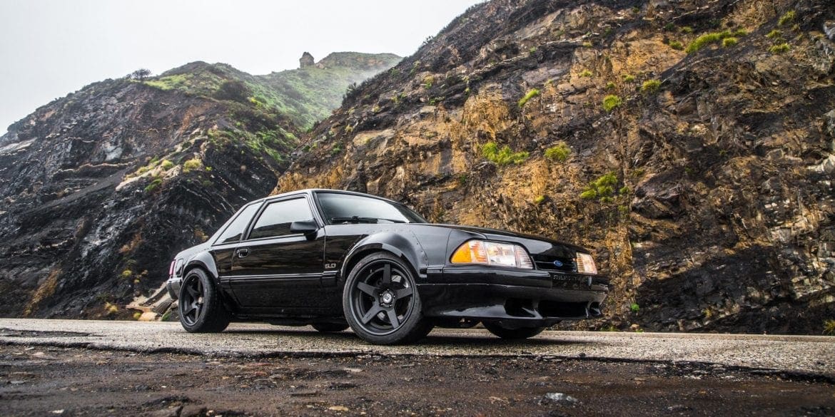 Black Foxbody Mustang