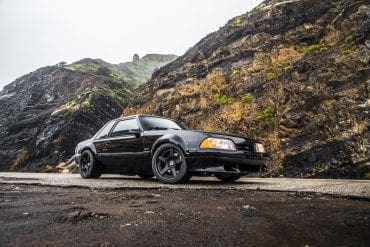 Black Foxbody Mustang