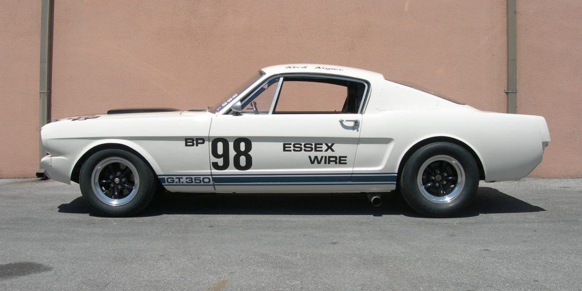 White 1965 Shelby GT350R