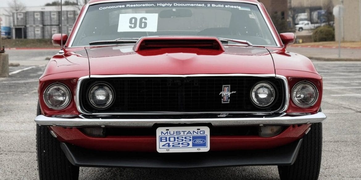 1969 Ford Mustang Boss 429 front