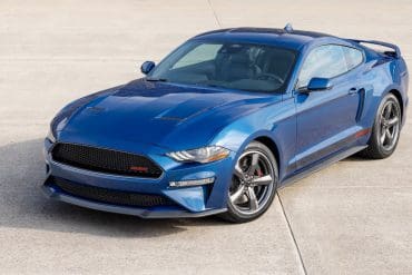 Front angled view of the 2022 Ford Mustang GT/CS California Special