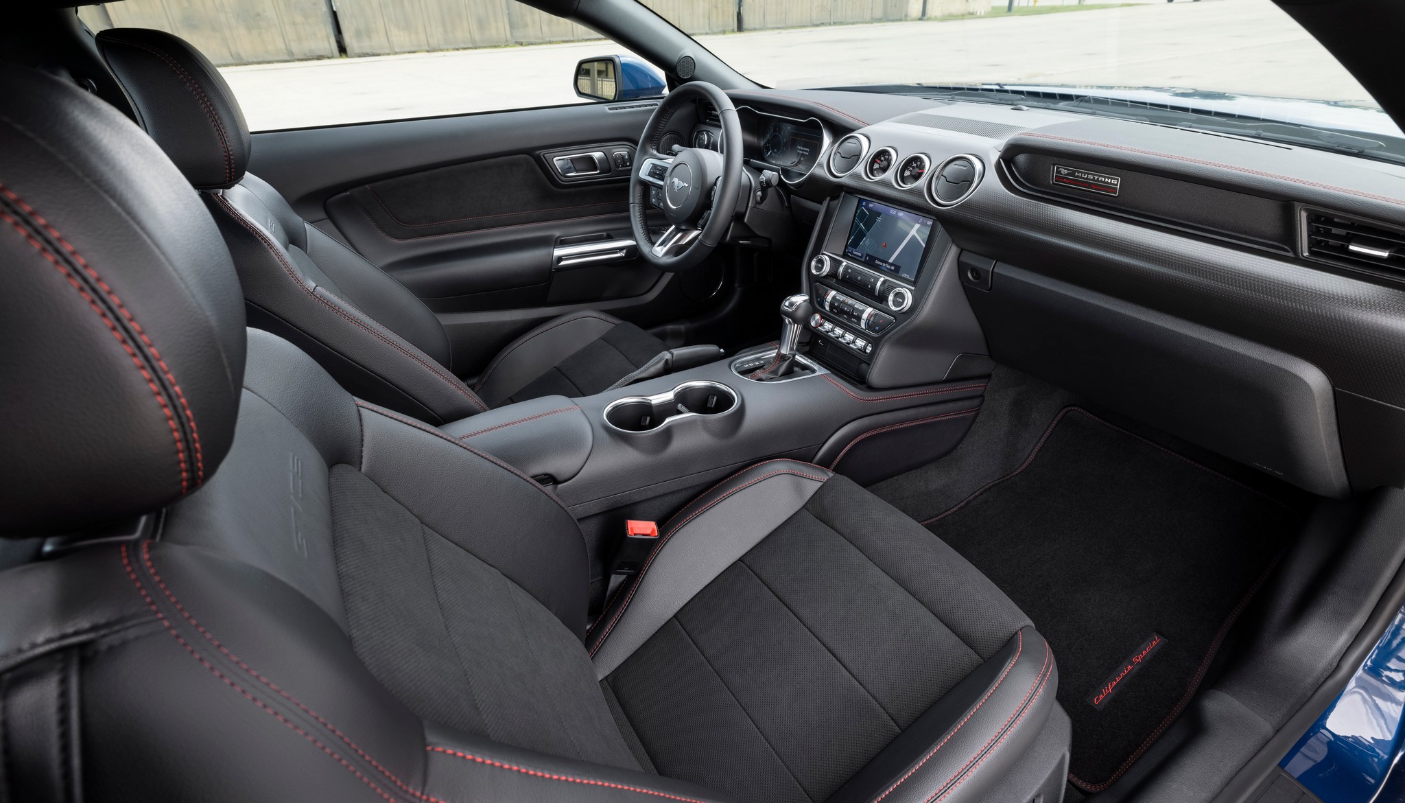 Interior view of the Ford Mustang CS/GT