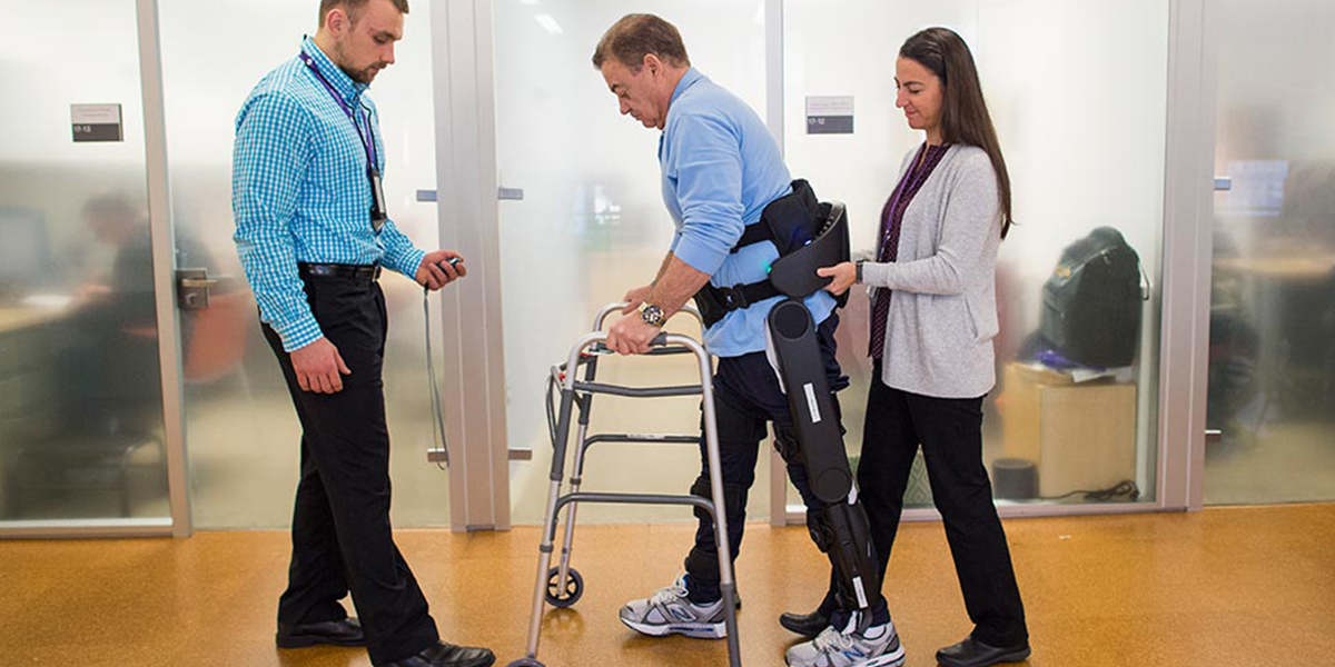 Rusk rehab patient with spinal cord injury