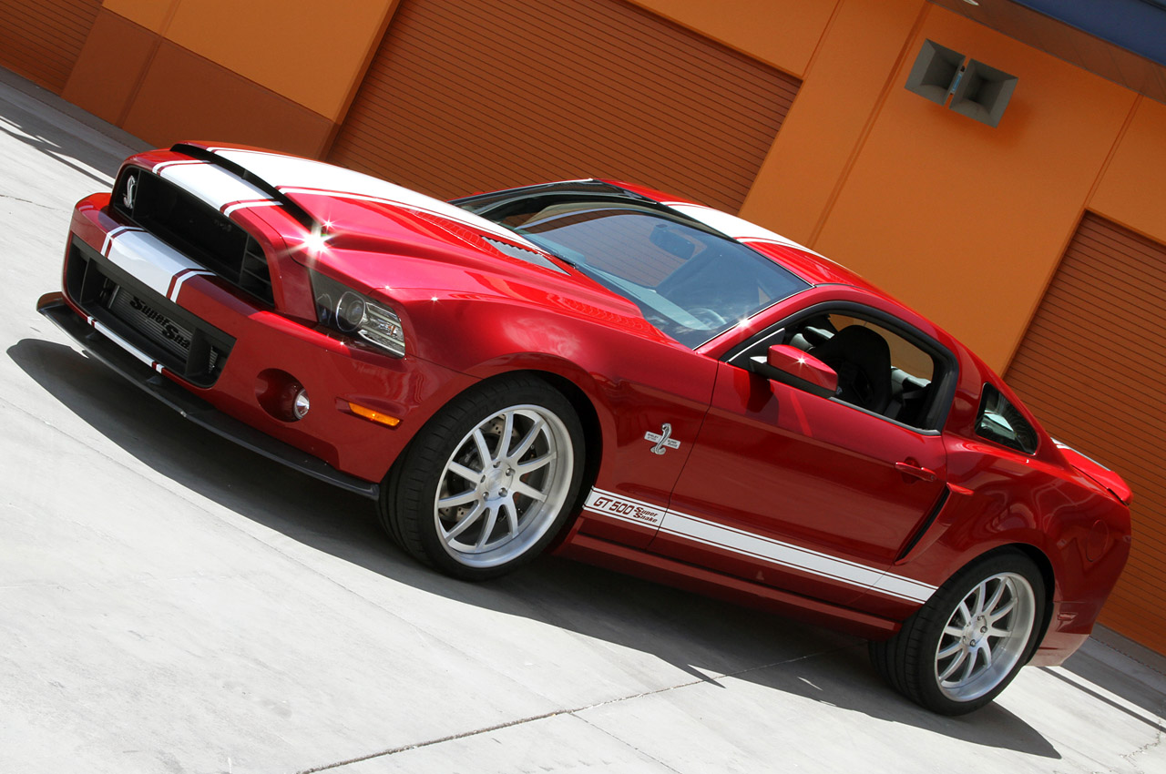 Red 2013 Shelby GT500 Ford Mustang