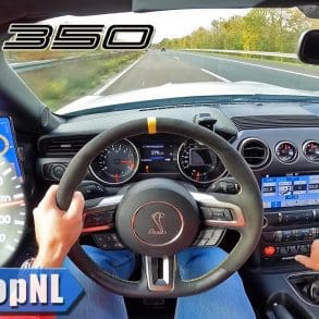 Shelby GT350 Top Speed Autobahn Run