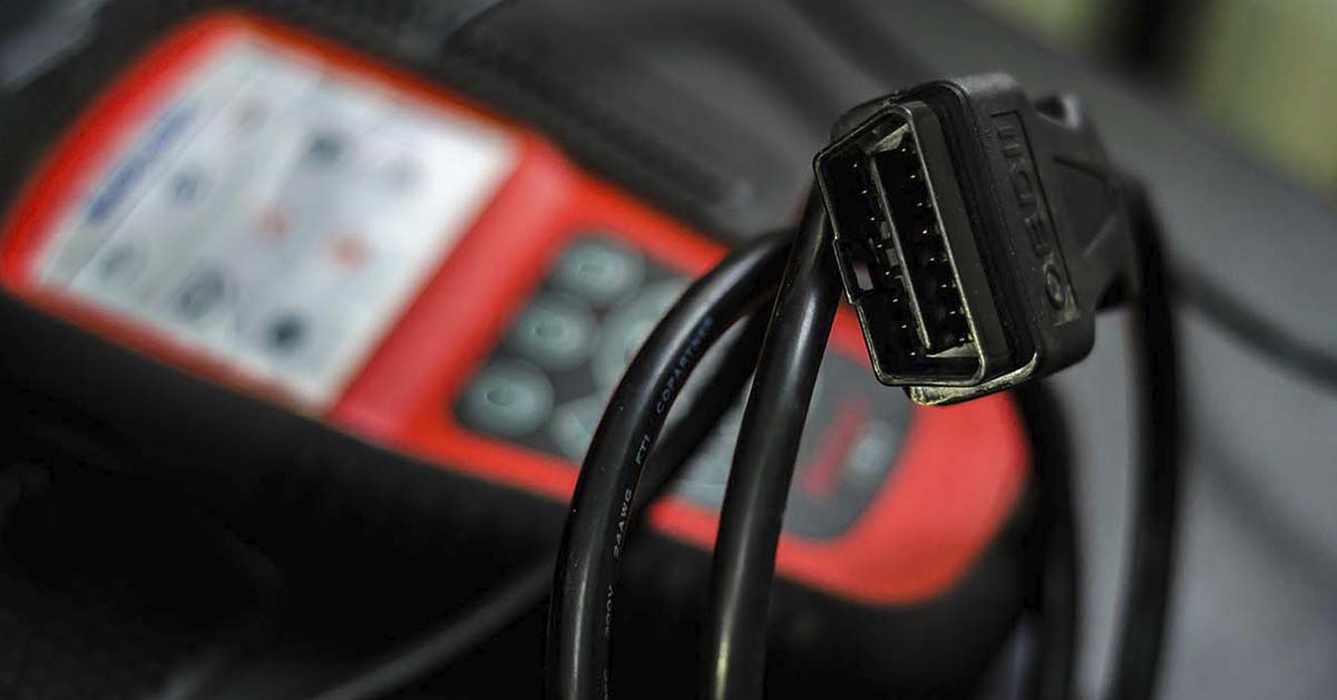 OBD scan tool connector