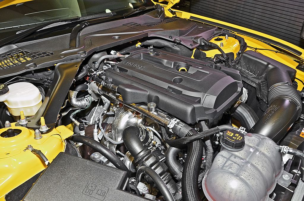 2015 Mustang EcoBoost engine.