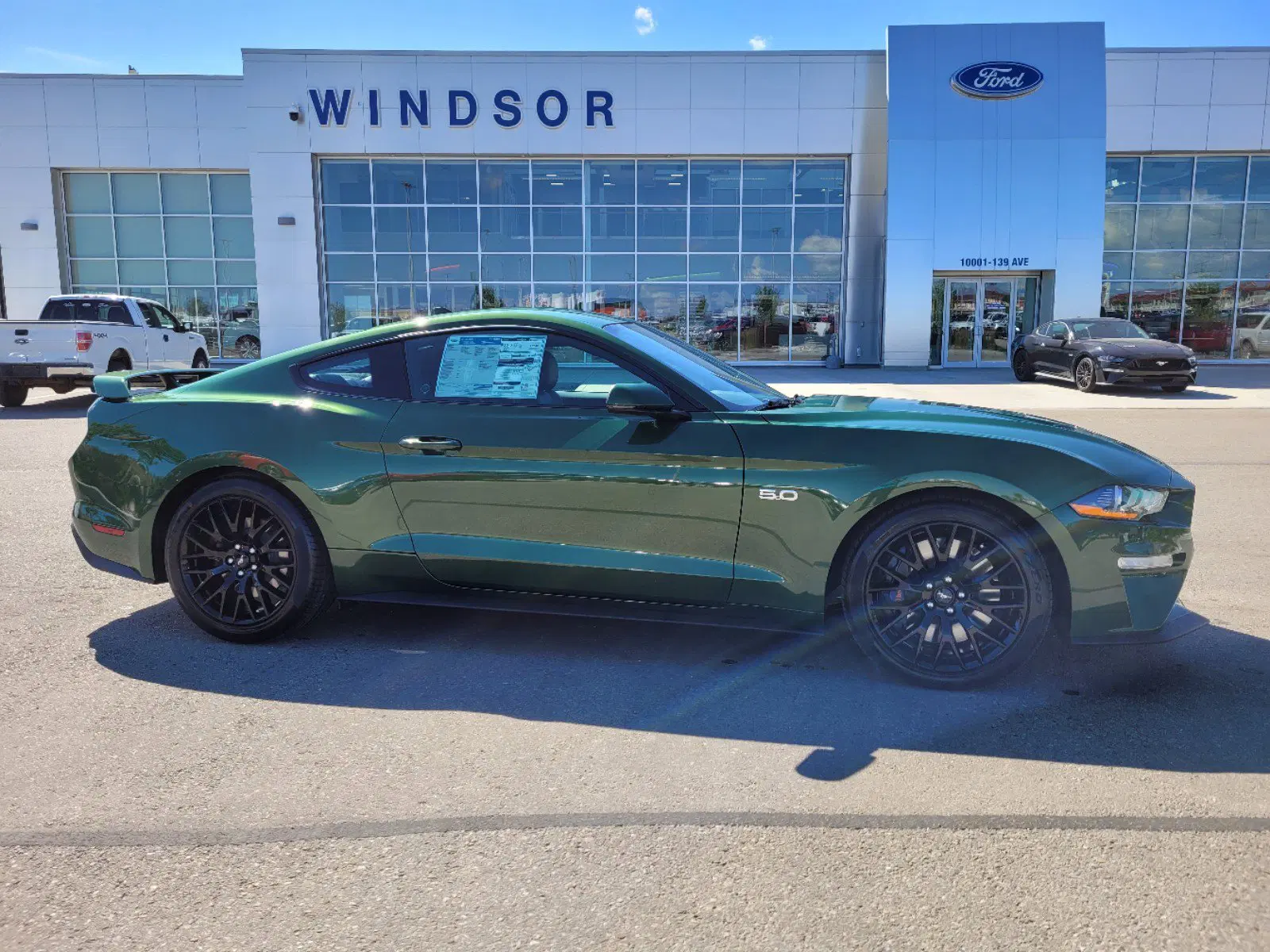Eruption Green 2022 Ford Mustang