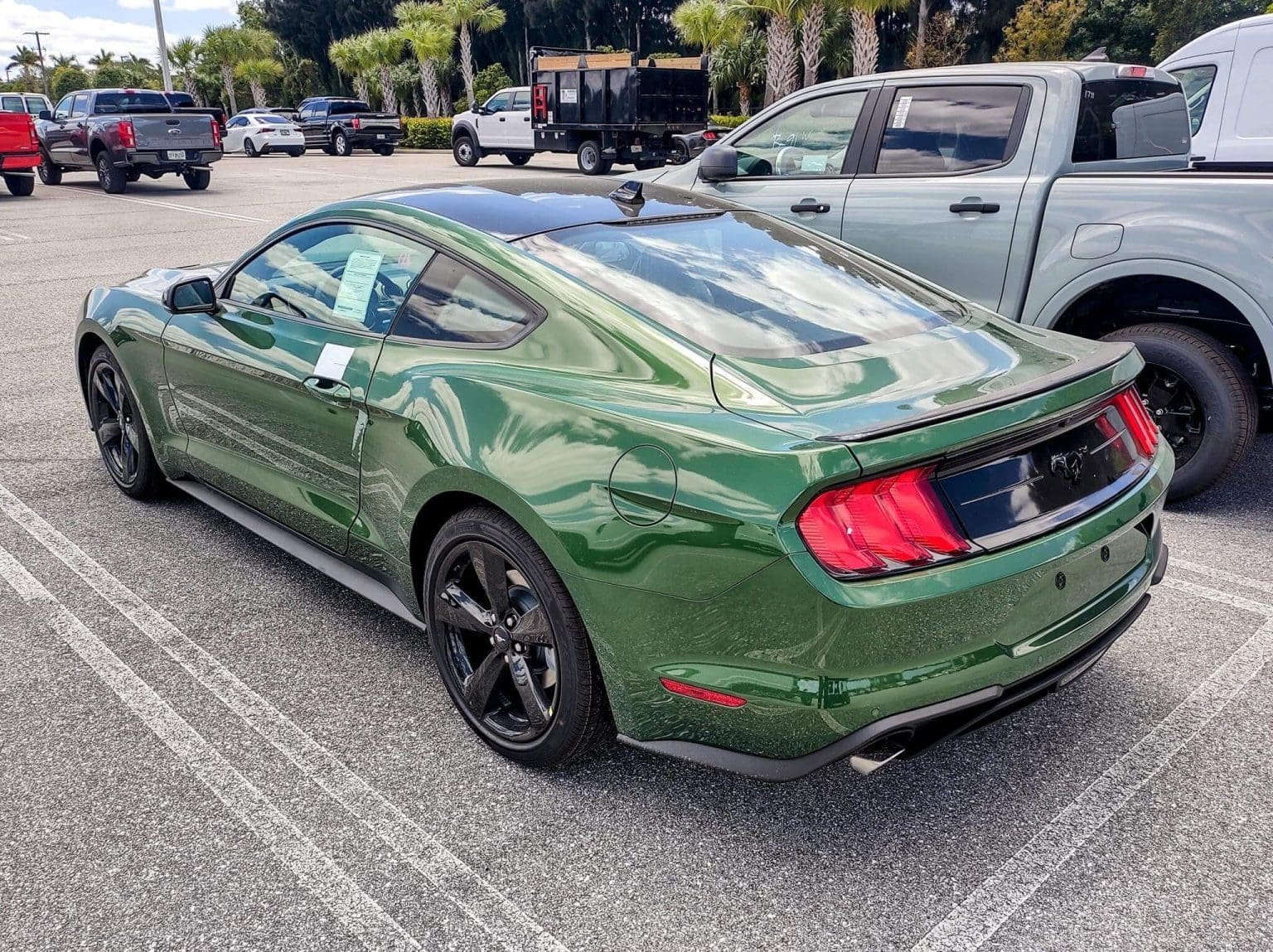 Eruption Green 2022 Ford Mustang