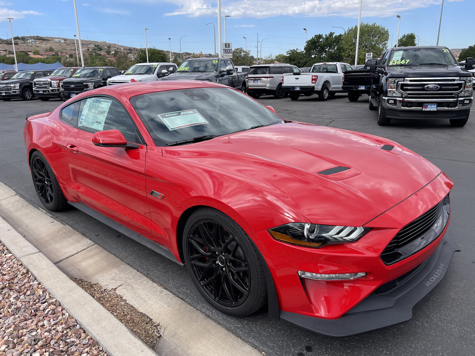 Race Red 2022 Ford Mustang