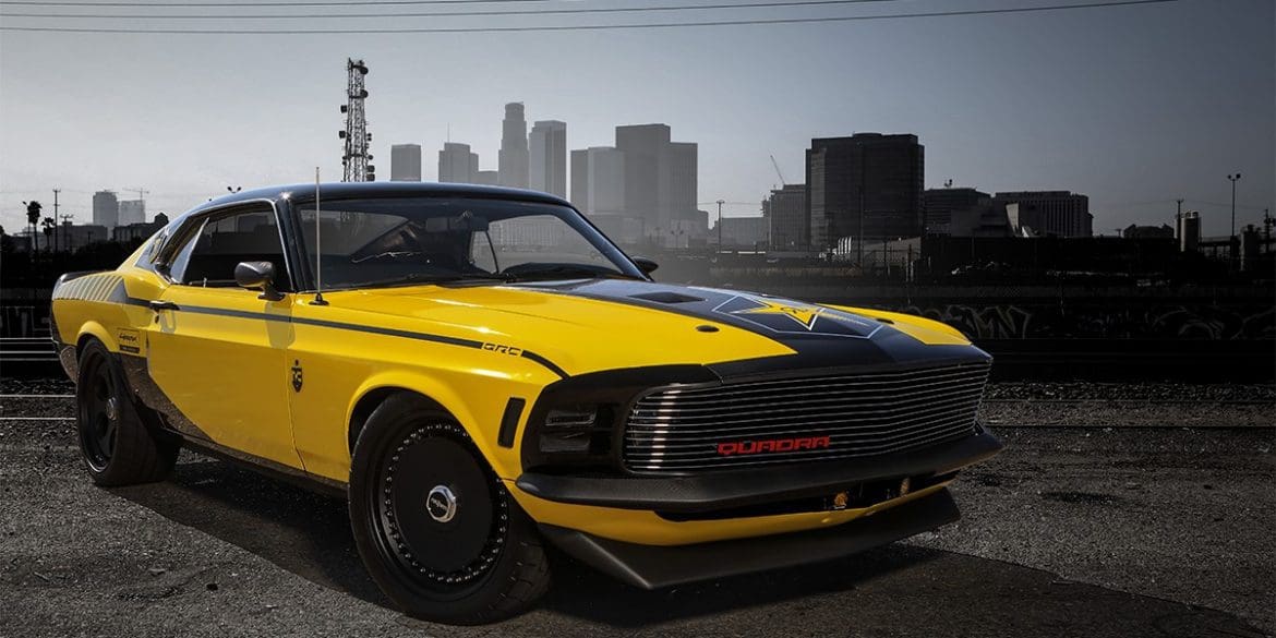 Cyberpunk 2077-Inspired 1970 Mustang 302