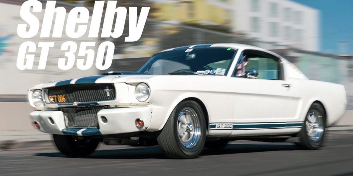 1965 Shelby GT350 Mustang Cruising On The Streets Of Los Angeles