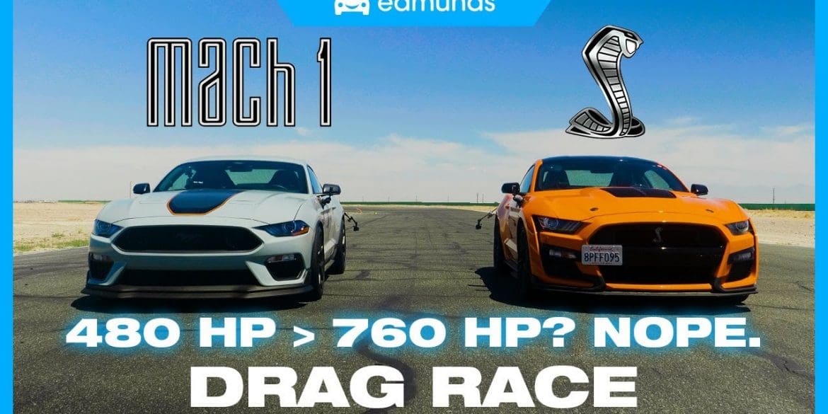 Drag Race Time! Mustang Mach 1 vs Shelby GT500