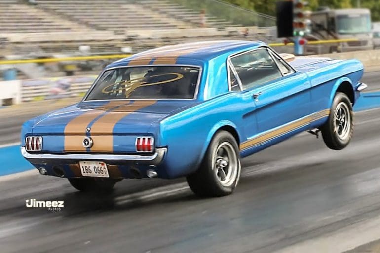 A '66 Mustang Showing Some Real Power!