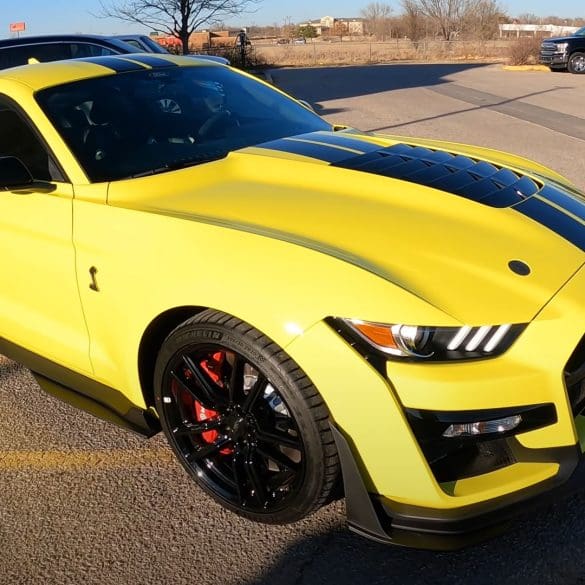 2021 GT500 PERFORMANCE SPECS visual data 2