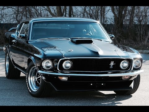 Sleek 1969 Ford Mustang Mach1 428 Cobra Jet Ram Air!