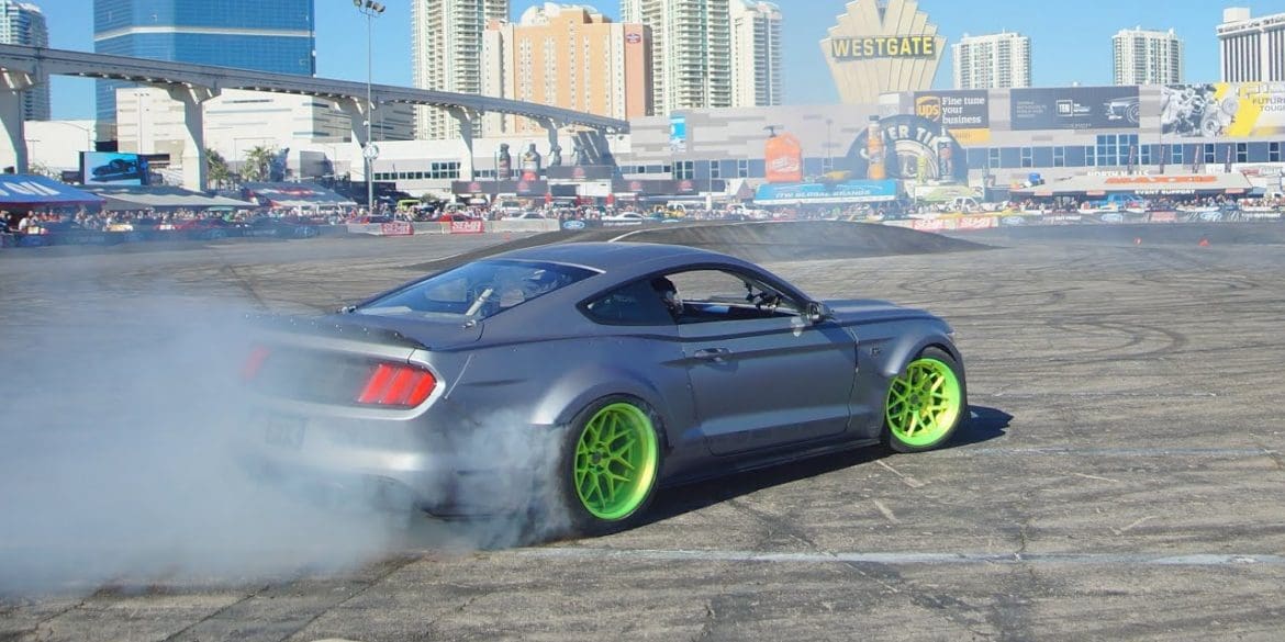 2015 Mustang Showing Off Its Drifting Capabilities
