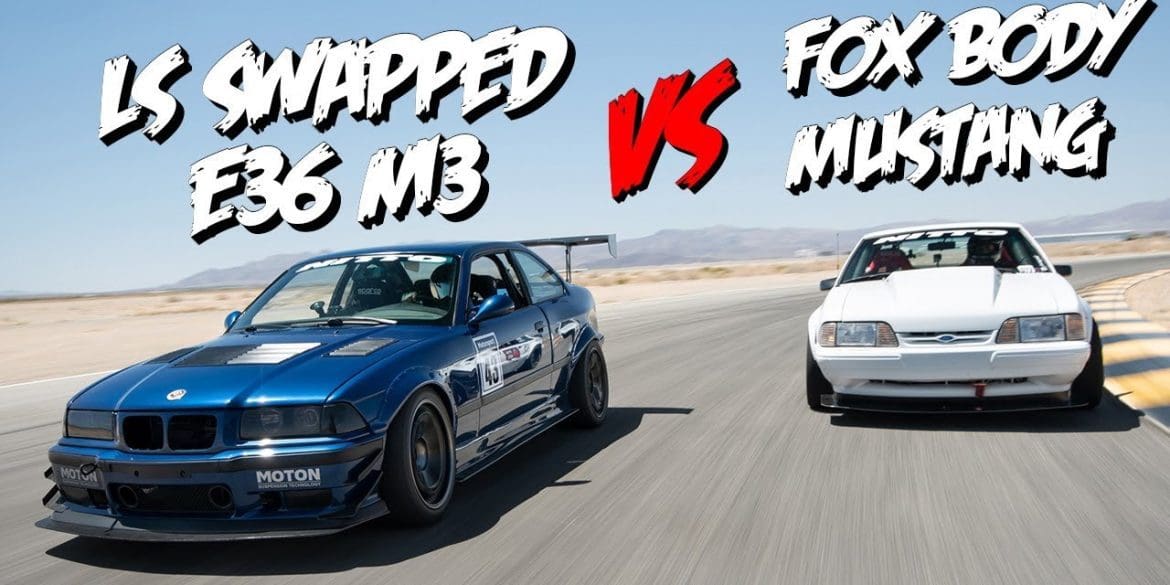 1987 Foxbody Mustang LX 5.0 vs 1995 LS-SWAPPED BMW E36 M3