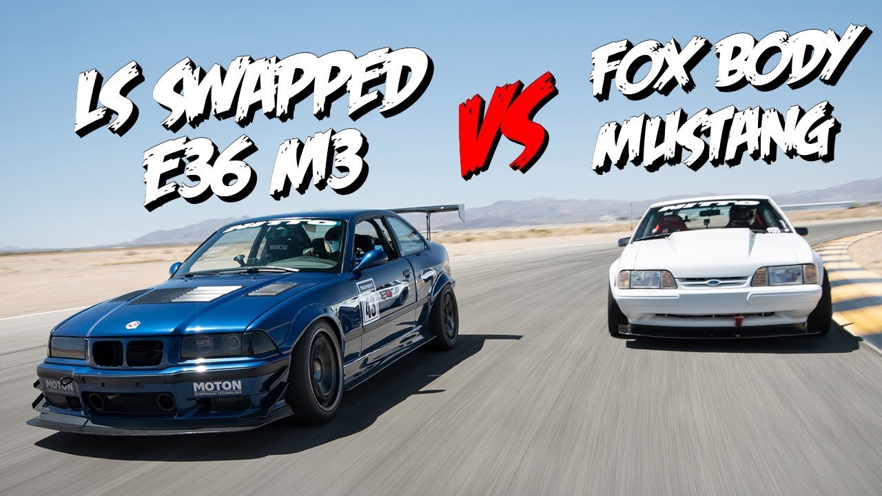 1987 Foxbody Mustang LX 5.0 vs 1995 LS-SWAPPED BMW E36 M3