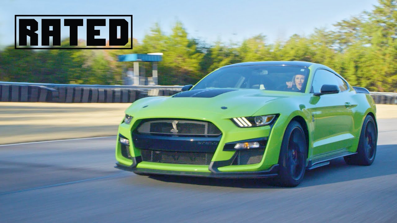 Testing The 2020 Ford Mustang Shelby GT500 On A Racetrack