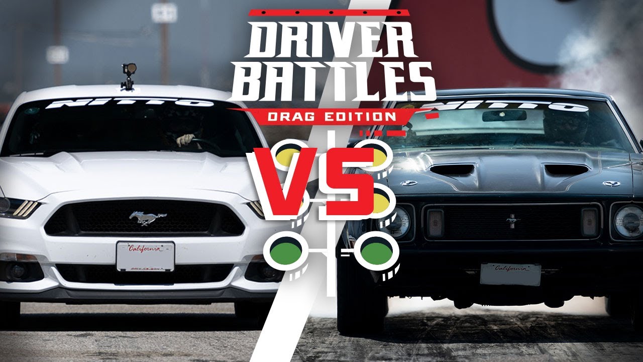 Drag Race: 1973 Mustang Mach 1 vs. 2016 Mustang GT