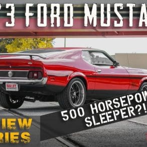 1973 Ford Mustang Showing Off On The Streets