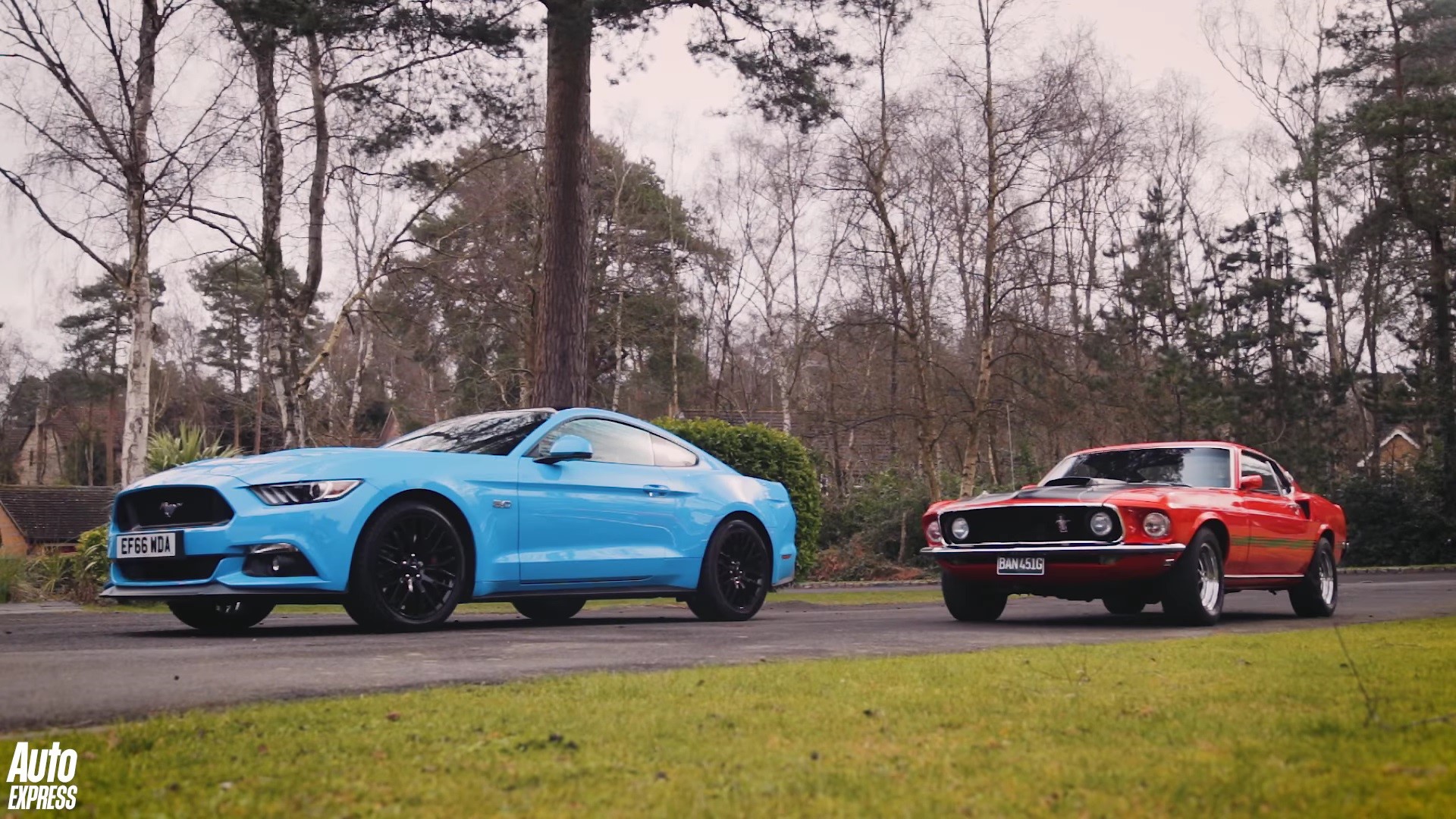 Old or New? 1969 Ford Mustang Mach 1 Or 2017 Mustang GT