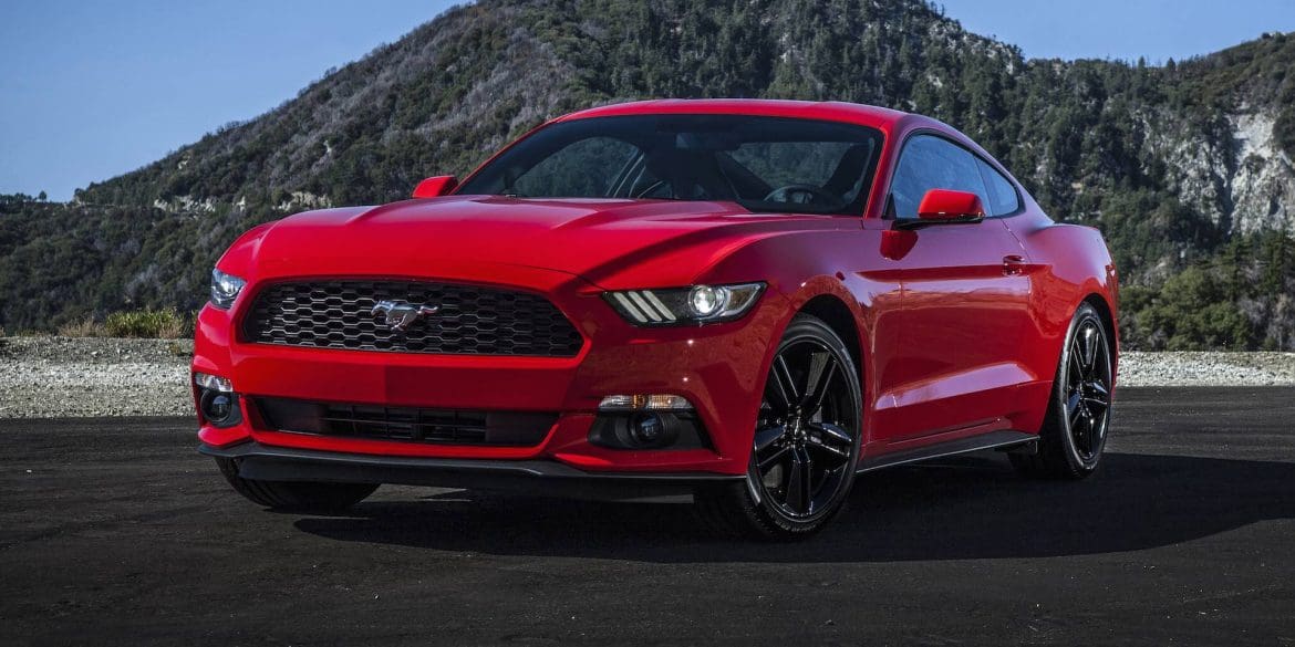 Red 2020 Ford Mustang