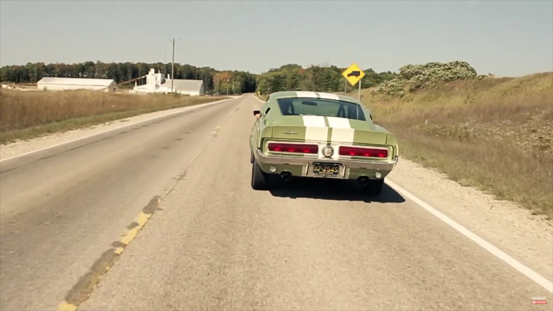 Cruising On A 1967 Shelby Mustang GT500