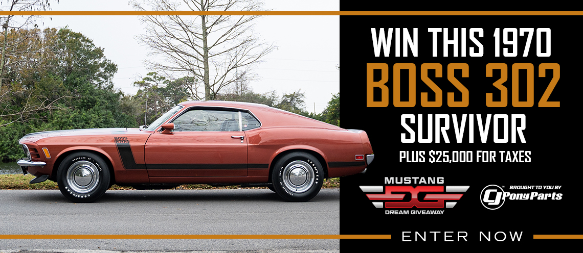 Dream Giveaway's 1970 Ford Mustang Boss 302