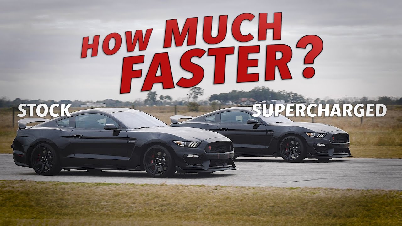 Difference Between A Stock & Supercharged 2019 Ford Mustang GT350R