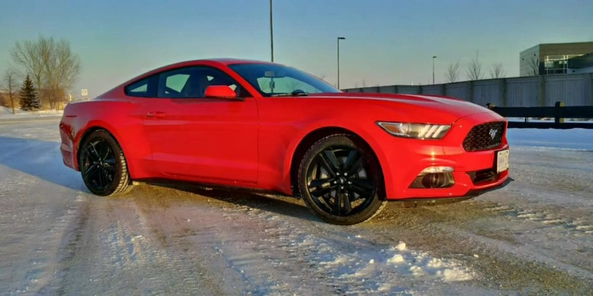 2015 Ford Mustang EcoBoost Tested On Ice