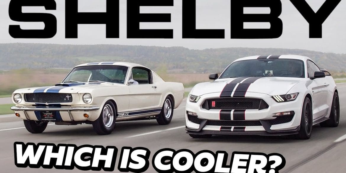 2020 Ford Mustang Shelby GT350R vs 1965 Ford Mustang Shelby GT350