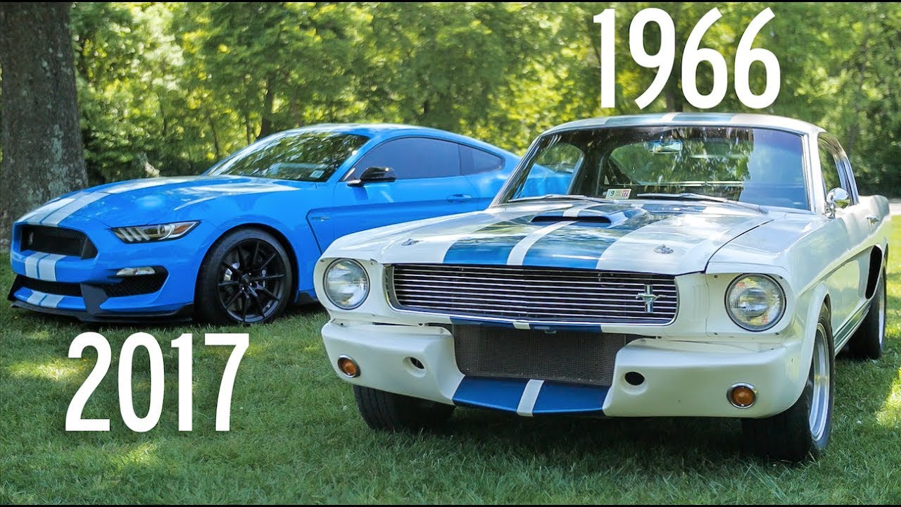 Comparing A Classic Shelby GT350 To A Modern One