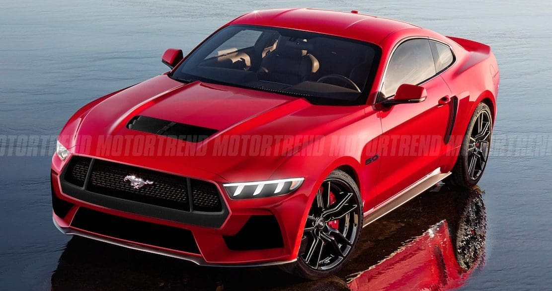 Motortrend's artist rendering of what the S650 Mustang may look like