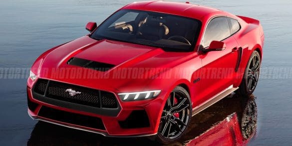 Motortrend's artist rendering of what the S650 Mustang may look like