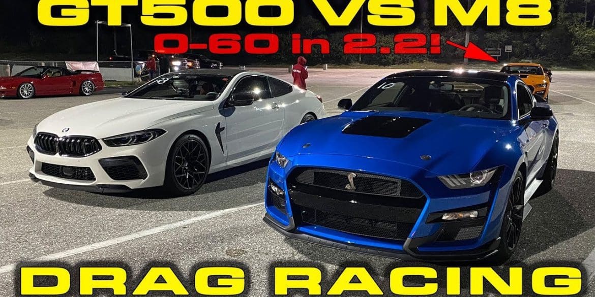 2020 Ford Mustang Shelby GT500 vs 2020 BMW M8 Competition